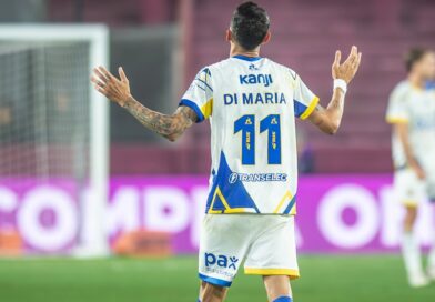 Central venció a Lanús con un gol de penal de Di María