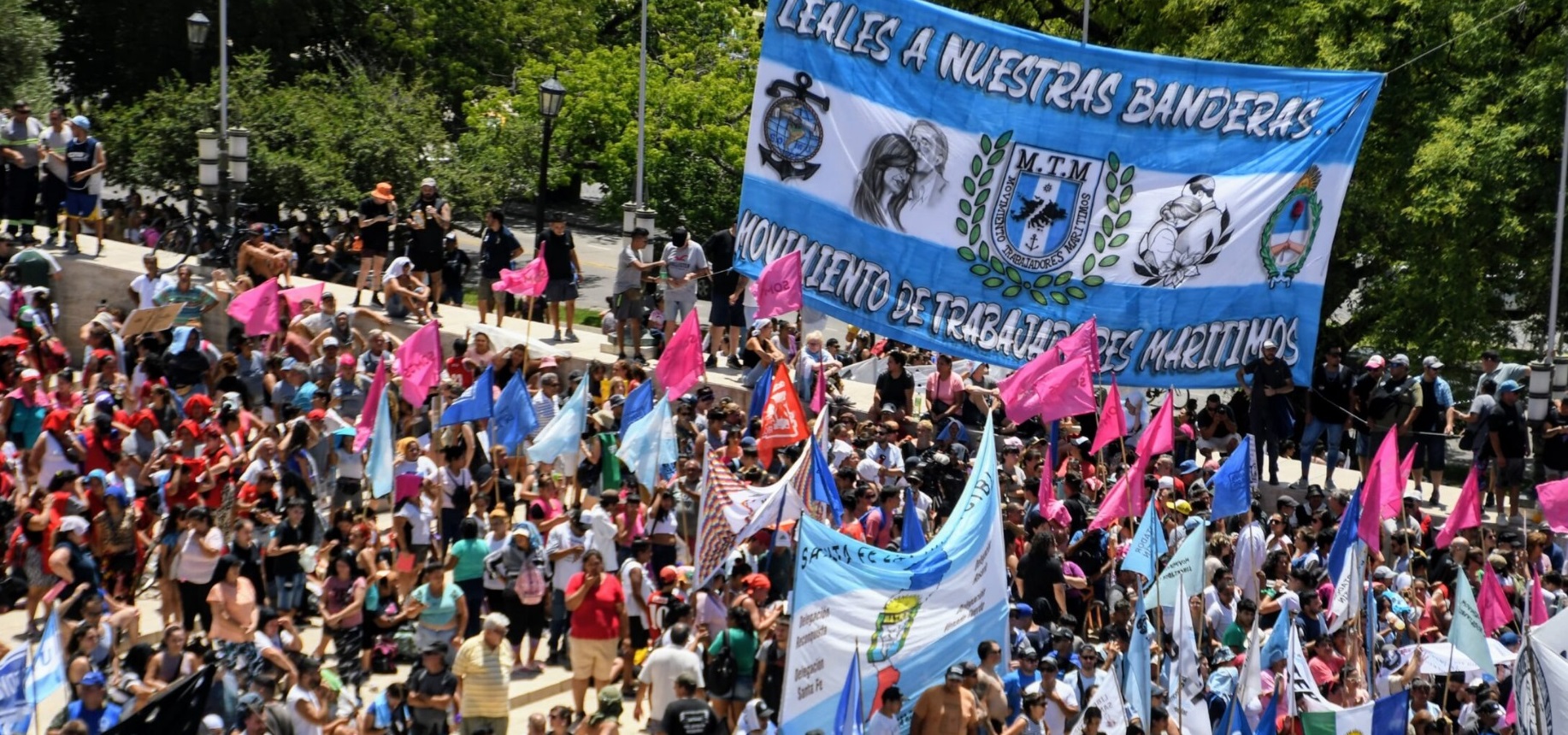 Cinco cortes en Rosario por el paro general