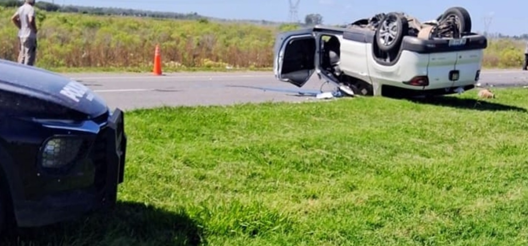 Choque con dos muertos en la autopista Rosario Santa Fe