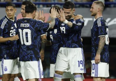 Argentina le ganó 5 a 0 a Zambia en su último amistoso antes del Mundial