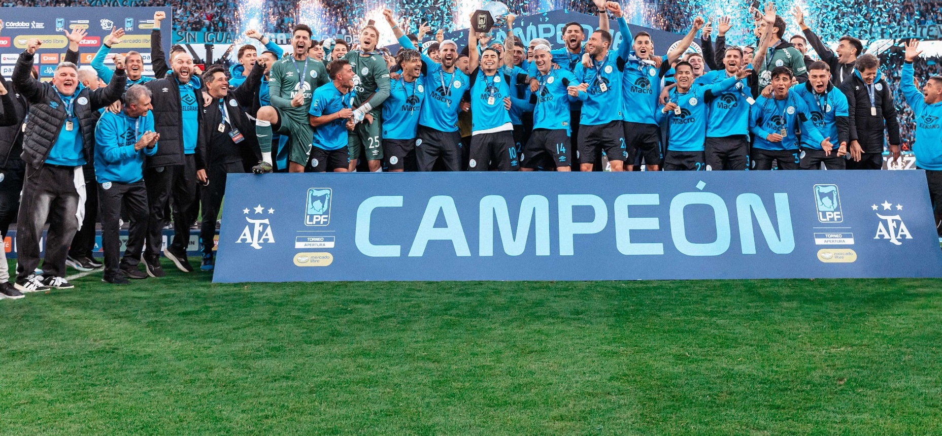 Belgrano venció a River y se coronó por primera vez campeón del Fútbol Argentino