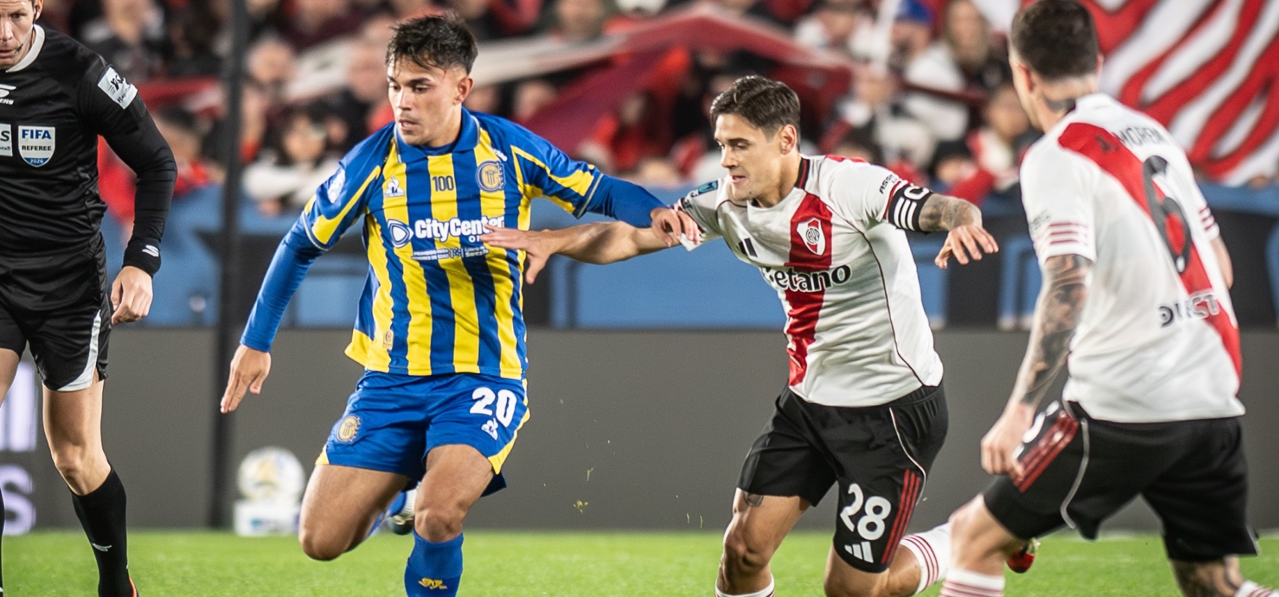 Central perdió 1 a 0 ante River en el Monumental y se despidió del Torneo Apertura